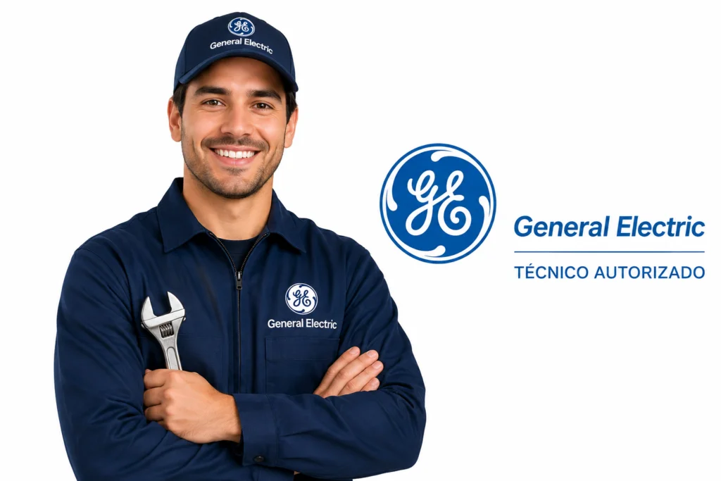 Técnico General Electric realizando mantenimiento preventivo en Valledupar