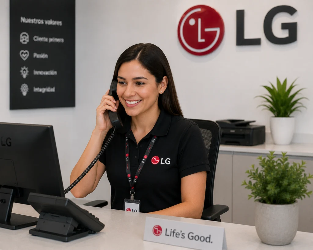 Técnico LG atendiendo aires acondicionados LG en Valledupar