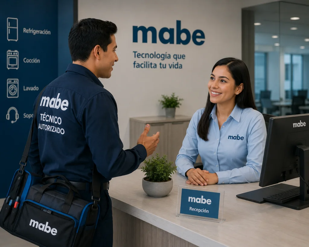 Equipo de servicio técnico autorizado Mabe en Valledupar